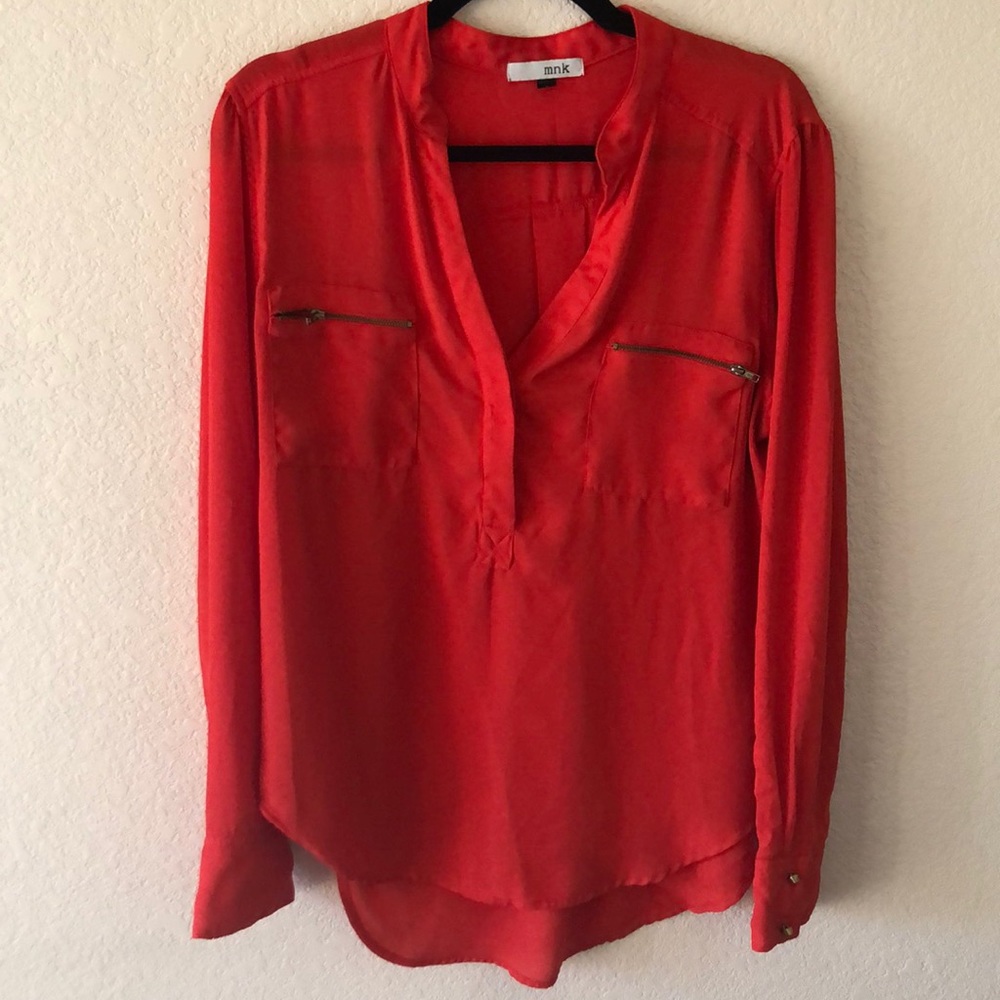 Bright Red/Orange top
